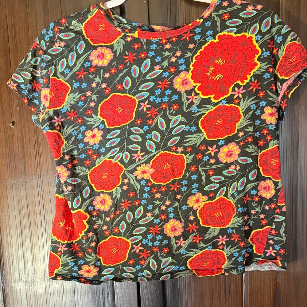 Floral Print Women's Top